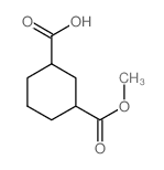 3-methoxycarbonylcyclohexane-1-carboxylic acid Structure