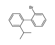 2-bromo-2'-isopropylbiphenyl结构式