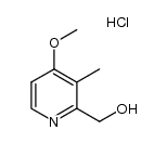 (4-methoxy-3-methylpyridin-2-yl)methanol hydrochloride Structure