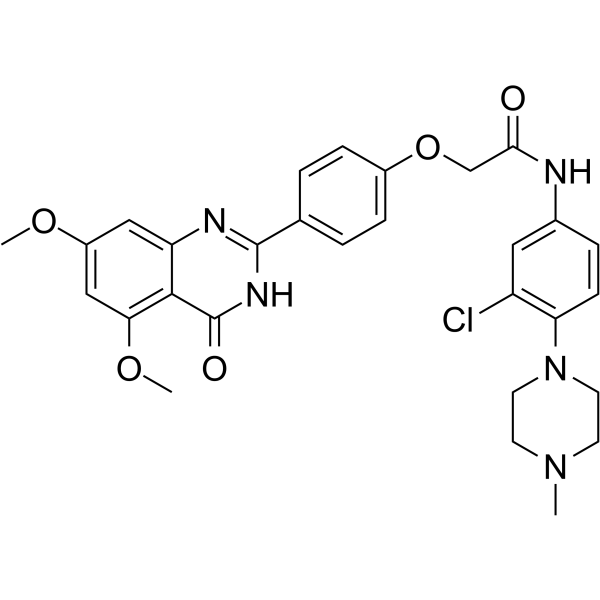 BRD4/CK2-IN-1结构式