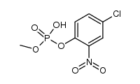 Methyl-(4-chloro-2-nitro-phenyl)-phosphat结构式