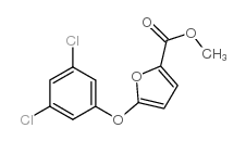 5-(3,5-二氯苯氧基)-2-糠酸甲酯结构式
