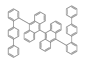 9-[2-(4-phenylphenyl)phenyl]-10-[10-[2-(4-phenylphenyl)phenyl]anthracen-9-yl]anthracene Structure
