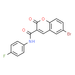 6-Bromo-N-(4-fluorophenyl)-2-oxo-2H-chromene-3-carboxamide picture