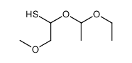 2-甲氧基[2-乙氧基(2-乙氧基)]-1-乙硫醇结构式