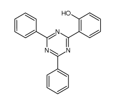 2-(2-Hydroxyphenyl)-4,6-diphenyl-1,3,5-triazine Structure