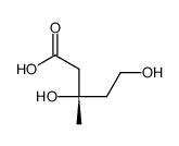 L-Mevalonic acid structure