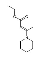 ethyl β-(N-piperidino)crotonate结构式