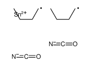 dibutyl(diisocyanato)stannane Structure
