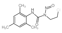 1-(2-chloroethyl)-1-nitroso-3-(2,4,6-trimethylphenyl)urea结构式