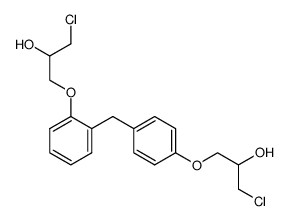 ortho,para-bisphenol F bis(3-chloro-2-hydroxypropyl) ether结构式