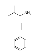 4-methyl-1-phenylpent-1-yn-3-amine Structure