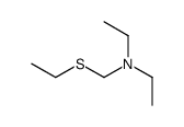 N-Ethyl-N-[(ethylthio)methyl]ethanamine结构式