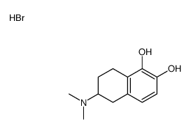 (5,6-dihydroxy-1,2,3,4-tetrahydronaphthalen-2-yl)-dimethylazanium,bromide Structure