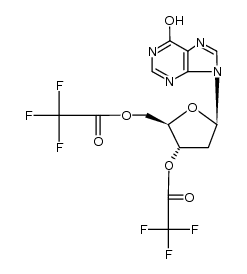 O3',O5'-bis-trifluoroacetyl-2'-deoxy-inosine Structure