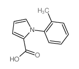 1-(2-methylphenyl)pyrrole-2-carboxylic acid结构式