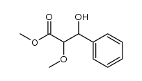 methyl 3-hydroxy-2-methoxy-3-phenylpropionate结构式