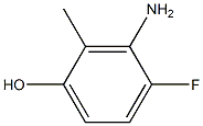 3-Amino-4-fluoro-2-methyl-phenol Structure