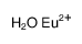 europium(2+),hydrate Structure