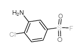 Benzenesulfonylfluoride, 3-amino-4-chloro- structure