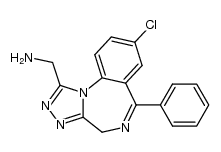 N,N-Didemethyladinazolam Structure