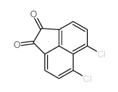 1,2-Acenaphthylenedione,5,6-dichloro- Structure