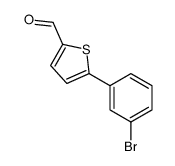 5-(3-bromophenyl)thiophene-2-carbaldehyde Structure