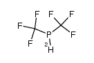 Bis-(trifluormethyl)-phosphin-[D1]结构式