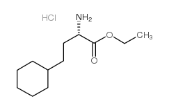 (+)-ethyl (s)-2-amino-4-cyclohexylbutyrate hydrochloride Structure