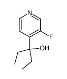 4-(1-hydroxy-1-ethylpropyl)-3-fluoropyridine Structure