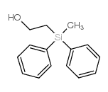 2-(甲基二苯基甲硅烷基)乙醇结构式