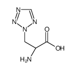 3-(2-Tetrazolyl)-L-alanine Structure