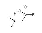 1,1-dichloro-1,3,3-trifluorobutane Structure