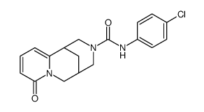 N-(4-Chlorphenyl-carbamoyl)-cystisin结构式