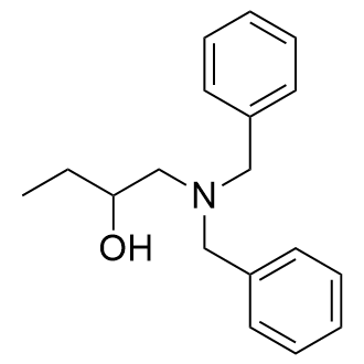 1-(二苄基氨基)丁烷-2-醇结构式