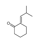 2-(2-methylpropylidene)cyclohexan-1-one Structure