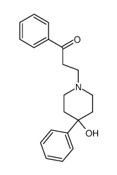 3-(4-hydroxy-4-phenyl-piperidin-1-yl)-1-phenyl-propan-1-one Structure