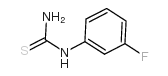 1-(3-氟苯基)-2-硫脲结构式