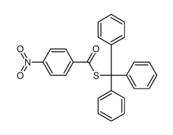 S-trityl 4-nitrobenzenecarbothioate Structure
