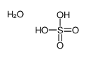 oxidanium,hydrogen sulfate Structure