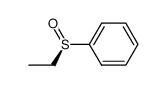 (R)-ethyl phenyl sulfoxide结构式