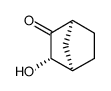 exo-3-hydroxy-bicyclo(2.2.1)heptan-2-one结构式