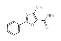 5-Oxazolecarboxamide, 4-methyl-2-phenyl-结构式