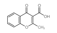 2-methyl-4-oxo-chromene-3-carboxylic acid结构式
