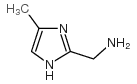2-氨基甲基-4-甲基咪唑结构式