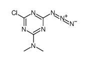 4-azido-6-chloro-N,N-dimethyl-1,3,5-triazin-2-amine结构式