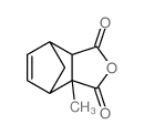 2-Methyl-5-norbornene-2,3-dicarboxylic anhydride结构式