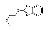 2-(2-methoxyethoxy)-1,3-benzothiazole结构式
