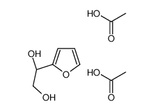 acetic acid,(1R)-1-(furan-2-yl)ethane-1,2-diol结构式