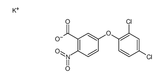 potassium,5-(2,4-dichlorophenoxy)-2-nitrobenzoate结构式